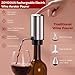 Imagen de ZOYIDOUX Aireador de Vino electrico vertedor Recargable 3 en 1 dispensador automático decantador de Vino con tapón de Vino bloqueable Regalos para los Amantes del Vino