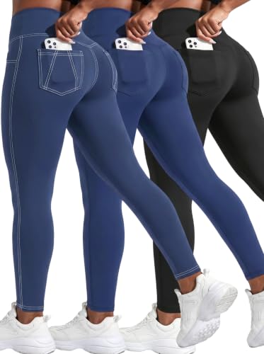 COKQU Women's Leggings, Yoga Pants, Leggings for Women Tummy Control