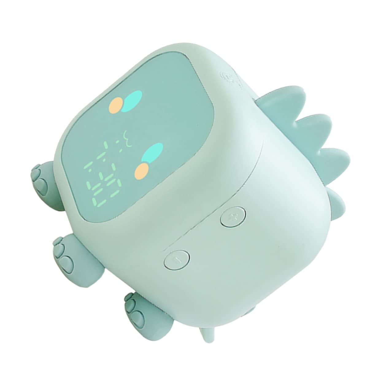 Despertador Digital Infantil de Plástico Verde, Entrenador de Sueño