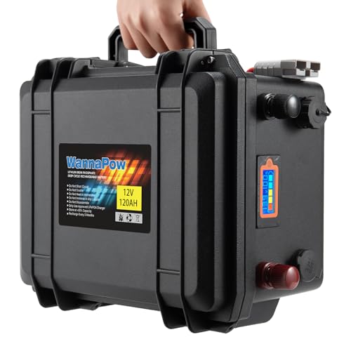 WannaPow 12V 120Ah LiFePO4 Battery