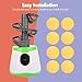 Table Tennis Serve Machine, Portable Table Tennis Trainer Automatic Launcher Robot with 10 Balls for Beginners/Lovers Table Tennis Launcher