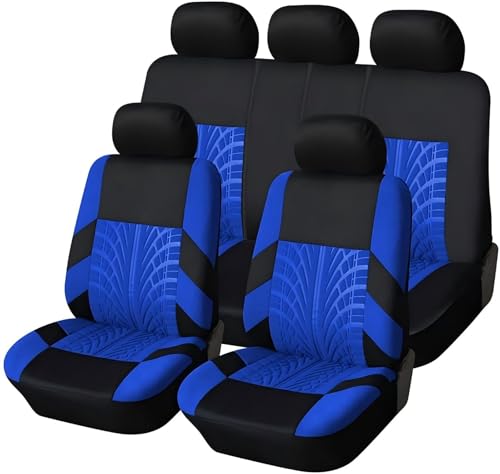 Car Seat Cover for Ford Fiesta/Fiesta Zetec S/Fiesta Mountune/Fiesta St 2000-2023 2024, Full Surround Seat Covers, Nonslip Car Seat Covers, Compatible Airbag Breathable Anti-Wear, Car Accessories