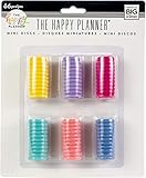 me & my BIG ideas Plastic Mini Discs Value Pack, Multi-Color - The Happy Planner Scrapbooking Supplies - Add Extra Pages, Notes & Artwork - More Space for Notebooks & Journals - 66 Pieces