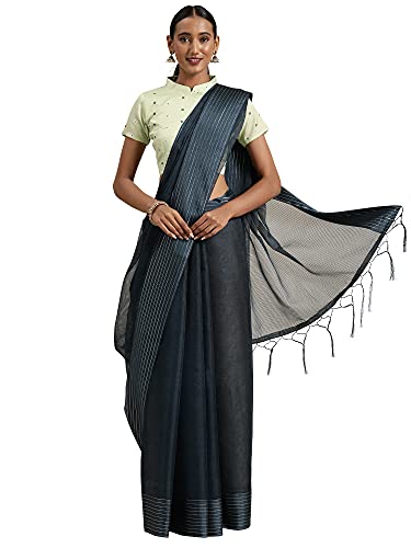 Image of AKHILAM Women's Casual Fancy net Solid Saree with Unstitched Blouse Piece(NIYATI44 M Parent)