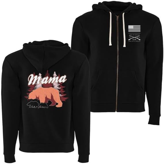 Grunt Style Mama Bear Women's Full-Zip Hoodie
