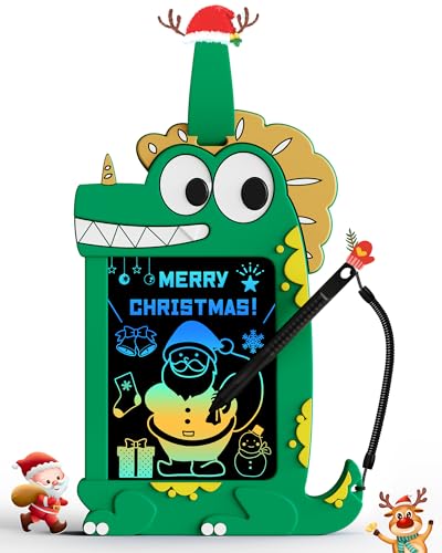TEKFUN NanoDoodle Gift for Kids Dinosaur Boys Toys 4.5in LCD Drawing Board Activity Portable Gift Personality Tag Kid Toys for Birthday Christmas Gift 3-10 Years