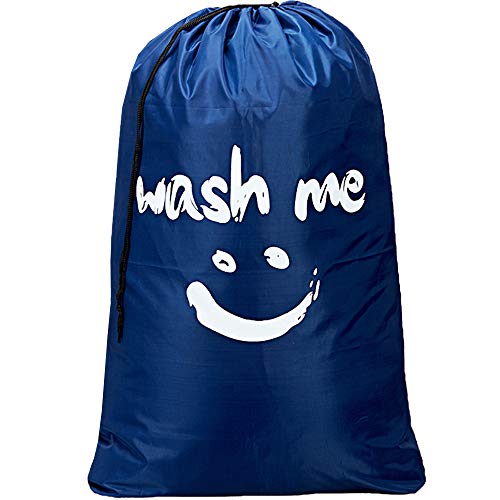 HOMEST XL Wash Me Travel Laundry Bag, Machine Washable Dirty Clothes Organizer, Large
