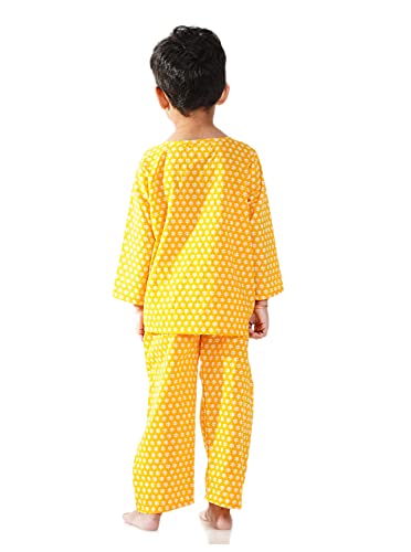Image of Cotton Night Suit for Boys & Girls | Kids Pajama Set | Baby Girls Top-Pant Set | Kids Dress