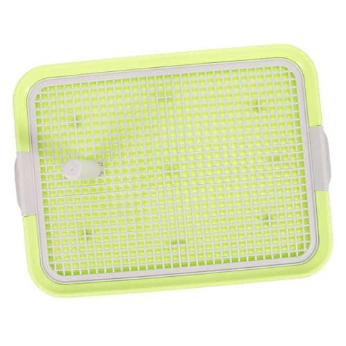 HOLIDYOYO Mesh Dog Toilet Indoor Dog Potty Tray Puppy Potty Training Slip-Resistant Easy-Clean Plastic