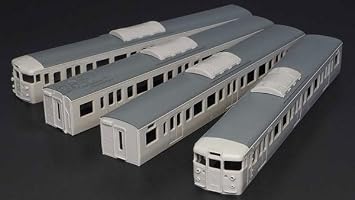 GreenMax N-Gauge JR 113 Series 7700 Series 30N Structural Improvement Car Basic 4 Double Body Kit 18505 Railway Model Train