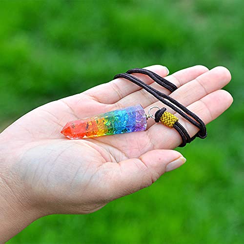 Orgone Protection Pendant Crystal Chakra Gemstone Orgonite Necklace For Emotion Relief -Balance Chakra Self Inner Healing #TOP5