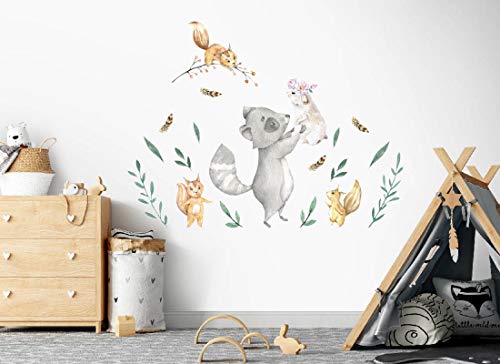 Osomhome os8831 Sticker mural Motif animaux Cover