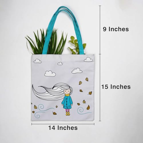 Bolso Tote para Mujer Marubhumi de Lona 14x15 pulgadas miniatura 2