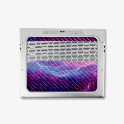 Image of MightySkins Carbon Fiber Skin Compatible with Alienware X14 R2 (2023) Full Wrap Kit - Raw Energy | Protective, Durable Textured Carbon Fiber Finish | Easy to Apply & Change Styles | Made in The USA
