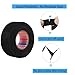 ZZJMCH 2 Rolls Black Wire Harness Cloth Tape, Speaker Wiring Harness Cloth Tape, for Automobile Electrical Wire harnessing Noise Dampening Heat Proof (Width: 15mm, Length: 50Ft)