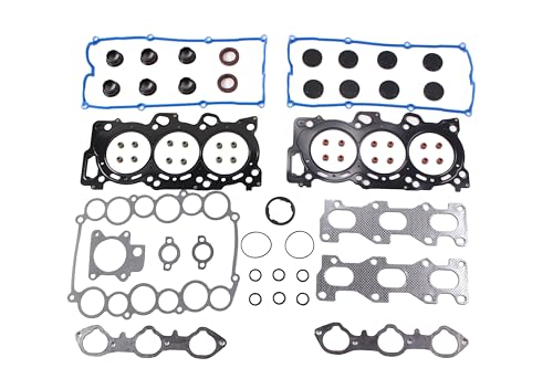 Image of Auceramic Engine Cylinder Head Gasket Set Fit for 1998-2004 Isuzu Rodeo Rodeo Sporta Axiom Trooper II Vehicross Migo Honda Passport Acura SLX 3.2L 3.5L 6VE1 6VD1