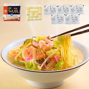 【公式】みろくや 長崎ちゃんぽん スープ付 麺100g×5袋入り" 