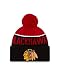 NHL Chicago Blackhawks Ne15 Sport Knit Beanie, One Size, Black