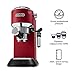 DeLonghi America, Inc EC685R Dedica Deluxe 15-Bar Pump Espresso Machine, Red