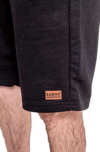 Kit 4 Bermudas Shorts Moletom Masculina Casual By Zaroc (G, 4XPRETO)