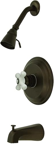 Miniatura 6 de Kingston Brass KB3630PX - Grifo de restauración para bañera y ducha, color negro mate