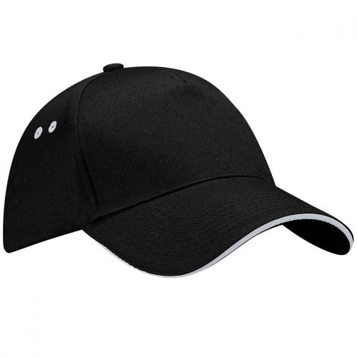 Preisvergleich Produktbild Beechfield Ultimate Unisex Kappe, 100 % Baumwolle, Schwarz One size