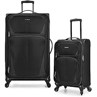 2-Piece U.S. Traveler Aviron Bay Expandable Softside Luggage only