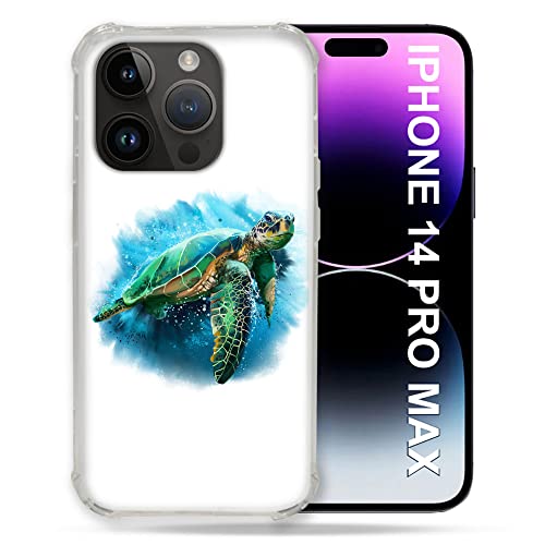 Coque iPhone 14 Pro Plus Tortue évite les rayures du châssis 6.7 pouces avec style