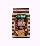 Vollkorn Kekse 5 Cereales Schokolade, Integral Frühstückskekse, 305 g, 4er Pack