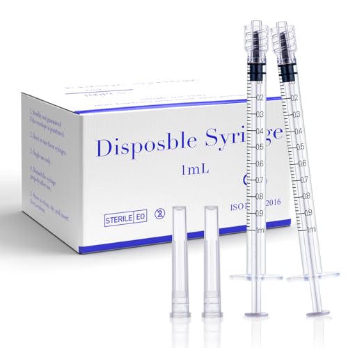 100 Pack 1ml 27Ga 1/2