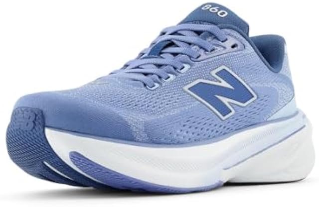 New Balance Women's Fresh Foam X 860v15 Running Shoe, Fairweather Blue/Silver Metallic, 9.5 W