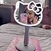 Impressions Vanity Hello Kitty LED Handheld Mirror, Makeup Vanity Mirror with Standing Base and Adjustable Brightness