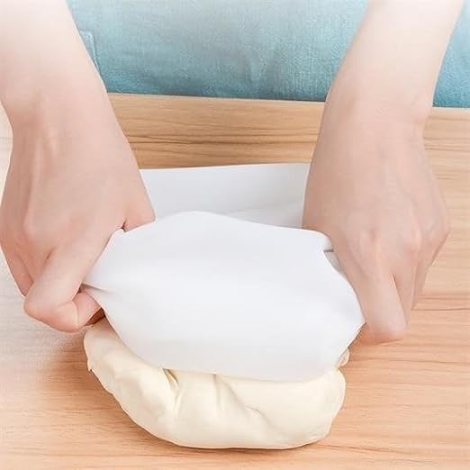Orta Hamur Torbası Silikon Şeffaf Hamur Yoğurma Torbası Ekmek Makarna Mantı Hamuru