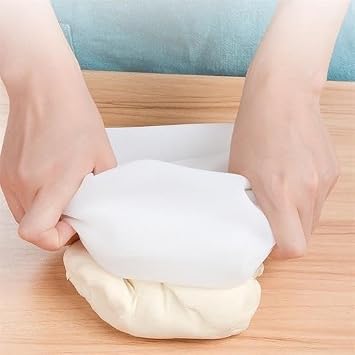 Orta Hamur Torbası Silikon Şeffaf Hamur Yoğurma Torbası Ekmek Makarna Mantı Hamuru