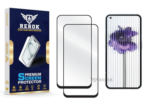 Image of Gorilla Tempered Glass Screen Protector Compatible with Nothing Phone 1 [Pack of 2] | Edge-to-Edge, Bubble-Free, Case Friendly, Easy Installation Kit