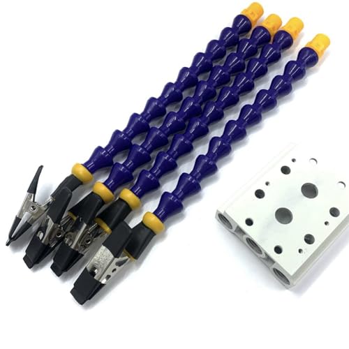 Ftyesger Visor de Banco Abrazadera de Banco EstacióN de Soldadura Brazo Universal Brazo Flexible Soldador ReparacióN de Soldadura de PCB Herramienta de Tercera Mano A