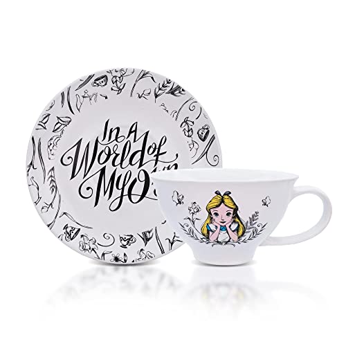 Tasse à thé Alice in Wonderland Disney World of My Own en céramique fine