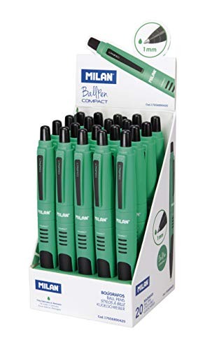 Boligrafos Milan Milán - Expositor 20 bolígrafos Compact verde