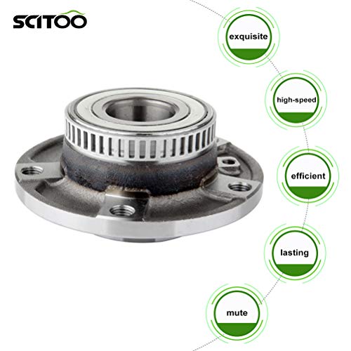 Scitoo 2 Front Wheel Bearing Hub Assembly Fit For Bmw 318 320 323 325 735I 735Il 740Il 750Il M3 Z3 Z4 W/Abs - 3/5 / 7/8 Series Models 1991-2008 Hub Bearings #TOP1