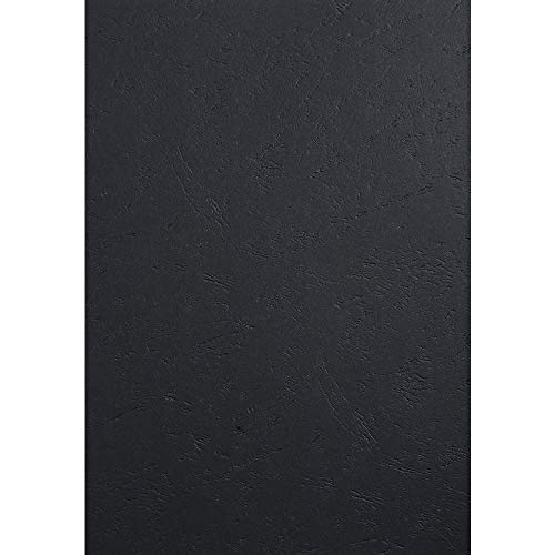 Exacompta 2783C 100er Pack Einbanddeckel DIN A4 für Bindesysteme Forever aus Recycling-Karton schwarz. Geeignet zur Verwendung mit Serodo-Bindern, Kunststoffringen, Metallringen und mehr