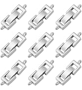Fermoirs Homard Argent Sterling 925 - Lot De 2 (or Et Argent), Double Ouverture, Pour Bijoux DIY