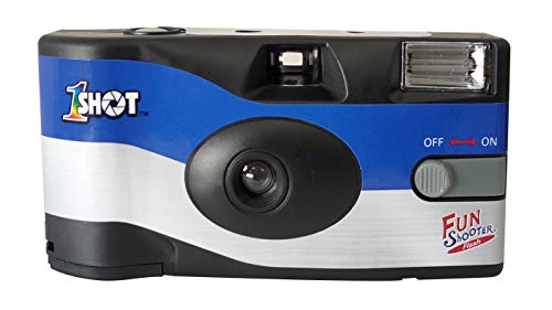 Image of 1 Shot Disposable Camera - 35mm One-Time-Use Camera - Single Use Camera with Flash - ASA /ISO 400 Color Film - 27 Exposures - Film Camera Disposable for Party, Wedding, Travel - 2-Pack