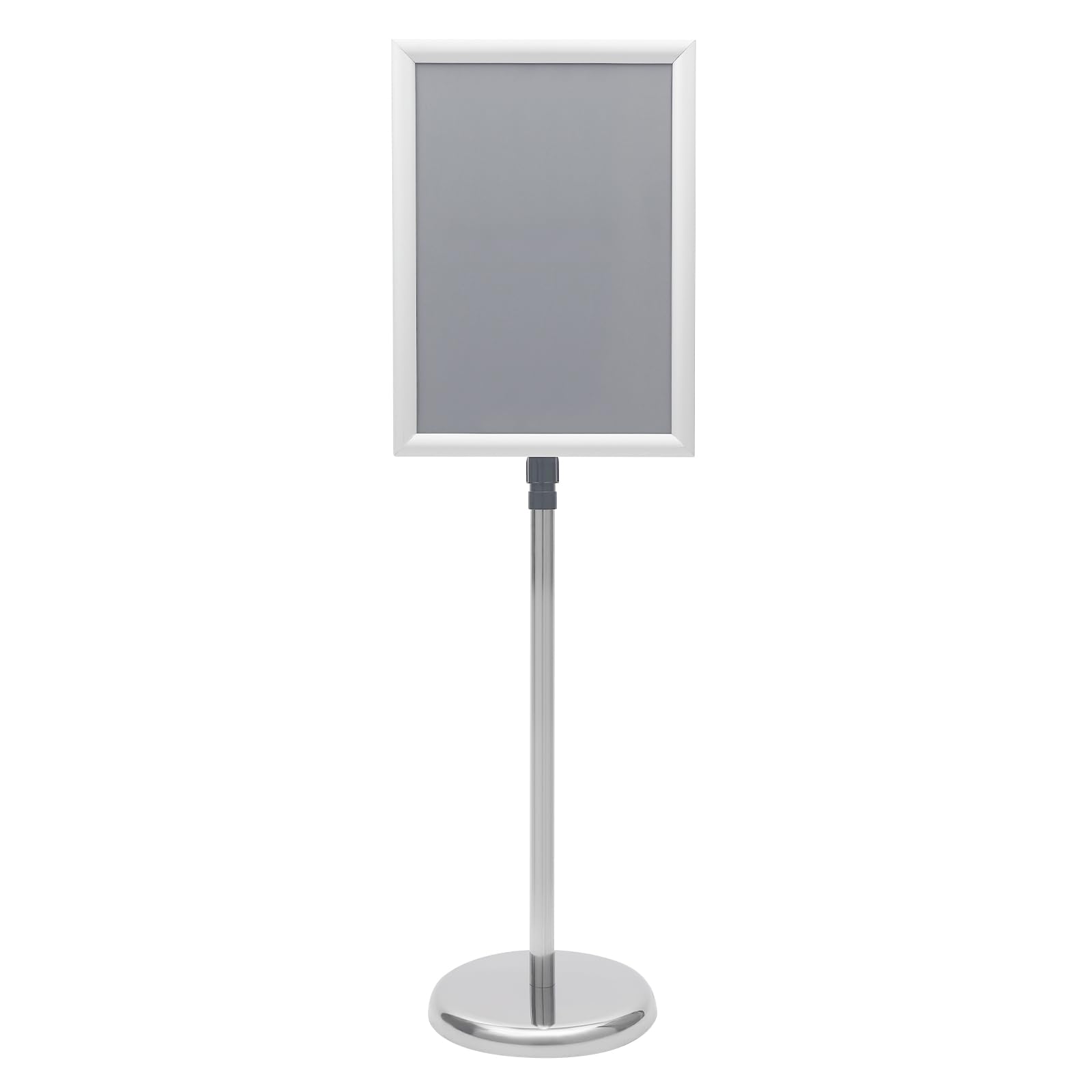 Soporte de aluminio para publicidad e información, A3, altura regulable, giratorio, con marco plegable, moderno, estable, para carteles, menús en restaurante, hotel, oficina, recepción