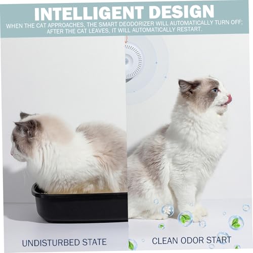 Purificateur d'air pour litière chat nomade et rechargeable USB - 7