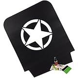 Hood Blackout Matte Black Star Hood Black Out fits Wrangler Jk 07-18