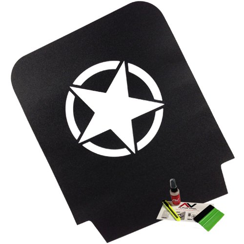 Hood Blackout Matte Black Star Hood Black Out Fits Wrangler Jk 07-18 #TOP4