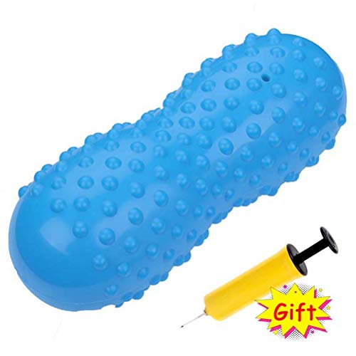 Foto von ERGUI Erdnuss Yoga Ball Trigger Point Massage Ball Outdoor Fitness Training Explosionssicheres Gleichgewicht Ball freie Pumpe (Color : Gold)