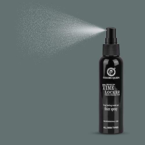 Colors Queen Time Locker Natural Makeup Fixer Spray | Long Lasting Makeup Setting Spray for Face Makeup | Light Weight Quick Dry Makeup Setting Spray with Vitamin C & E - 80ml - Image 6