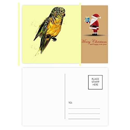 Cartes postales perroquet jaune papier rigide lot de 20 pour papeterie fine