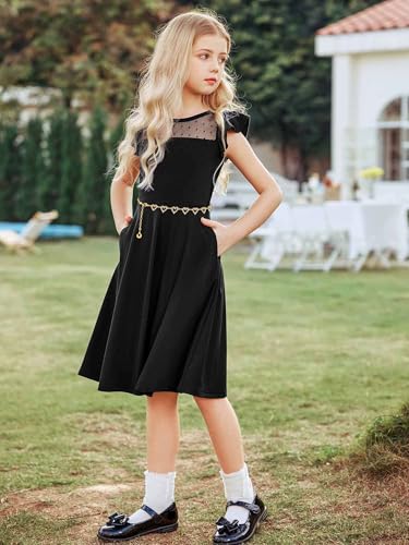 Heart Chain Belts for Girls Kids - Rhinestone Gold Metal Waist Belt for Flower Girl Dresses Jeans2